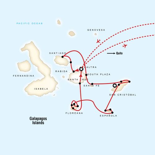 Galapagos - 8 days cruising Central, East & South islands aboard Cormorant